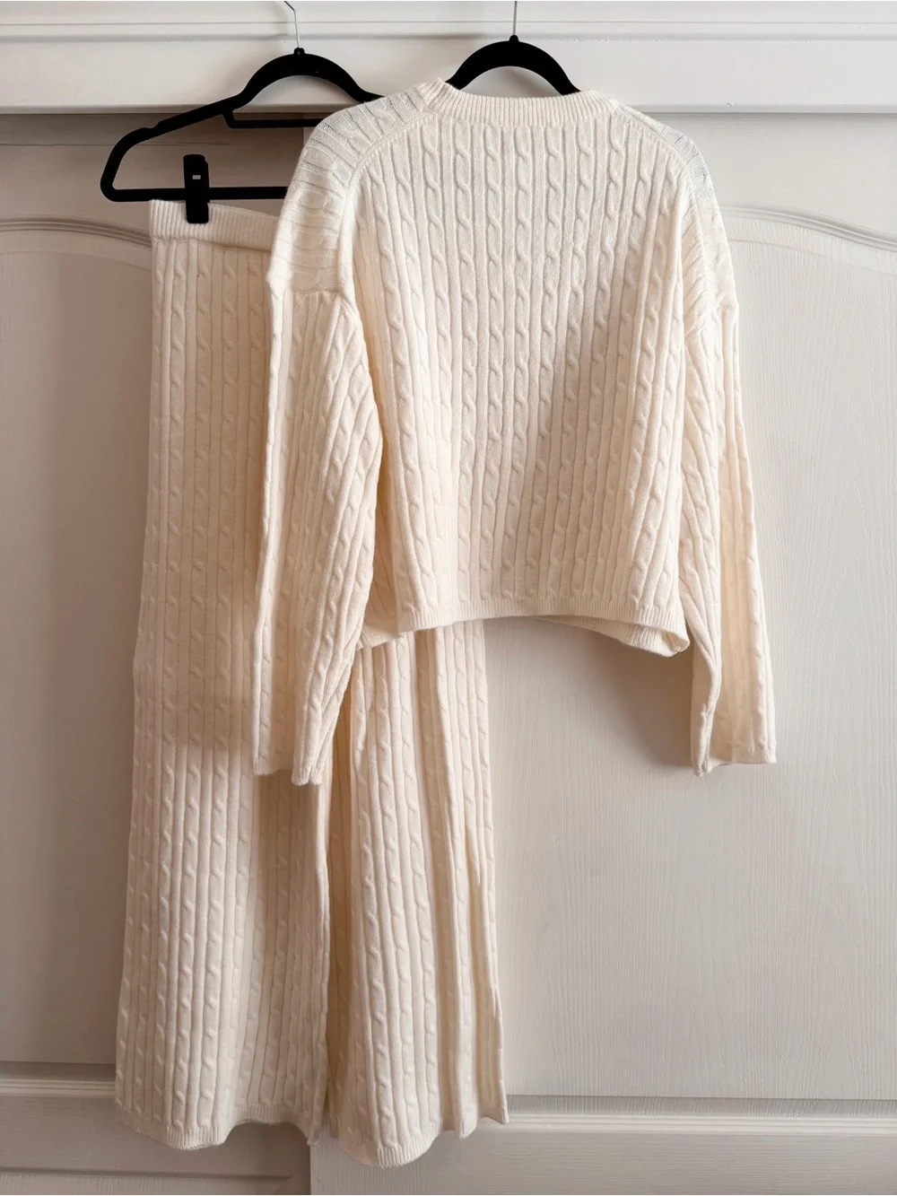 AnotherChill Women's Cable Knit Sweater Lounge Set - Picture 3 of 4